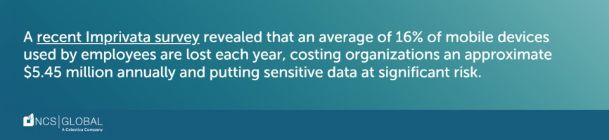 Imprivata survey: 16% of employee mobile devices lost yearly, costing $5.45M
